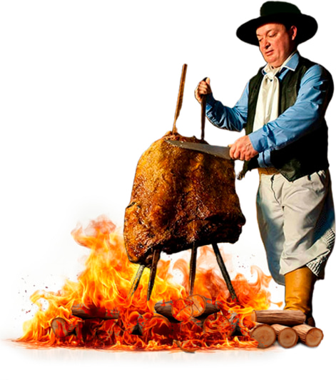 ALMOÇO GAÚCHO SEM SHOW – CHURRASCARIA GARFO E BOMBACHA SEM TRANSPORTE